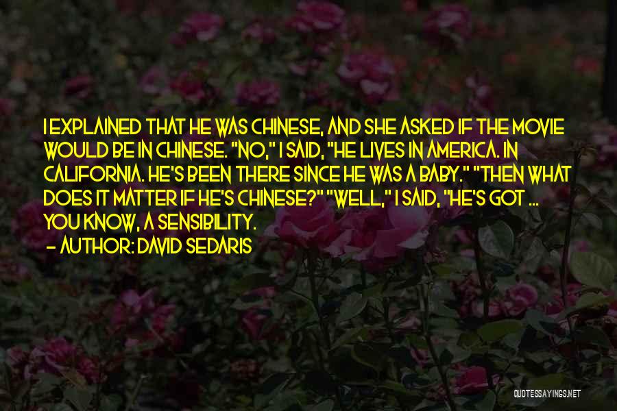 Gone Baby Gone Movie Quotes By David Sedaris