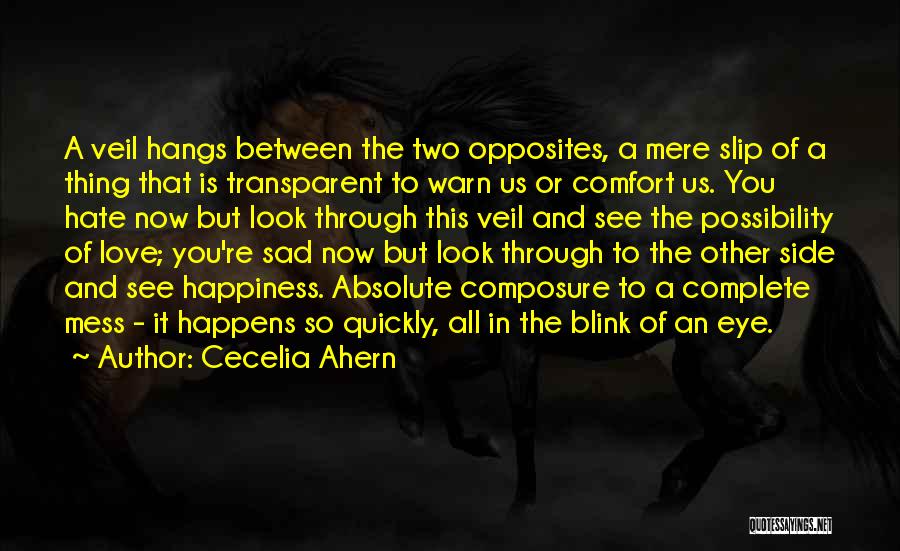 Gone In A Blink Of An Eye Quotes By Cecelia Ahern