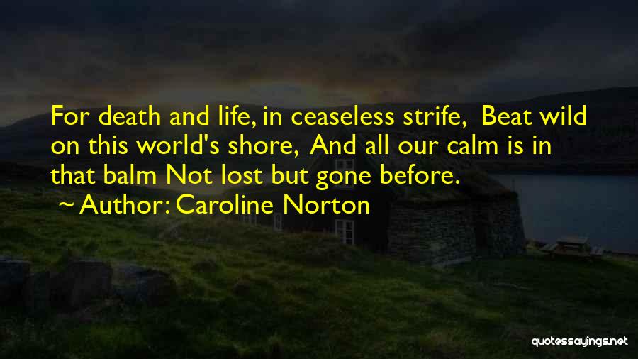 Gone Is Gone Quotes By Caroline Norton
