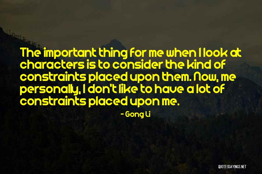Gong Quotes By Gong Li Gong Quotes By Gong Li