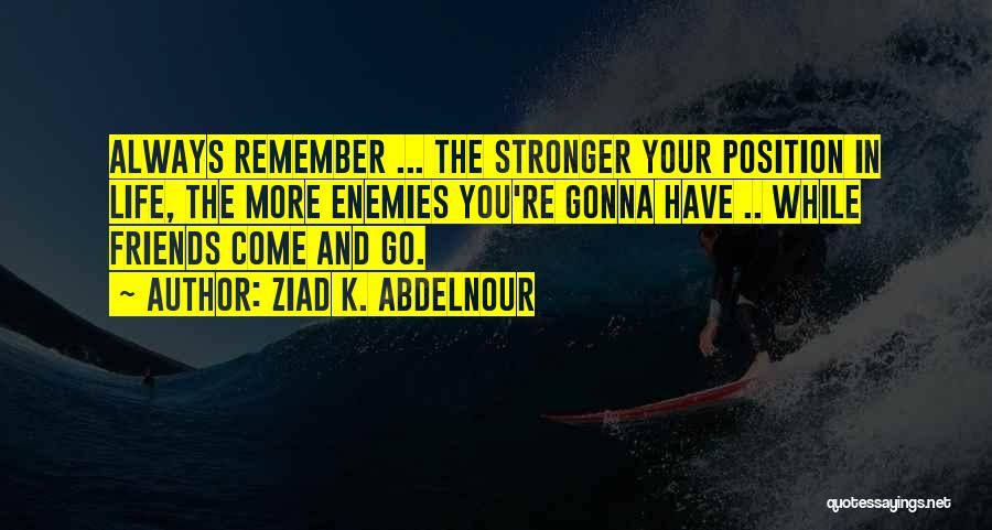 Gonna Be Strong Quotes By Ziad K. Abdelnour