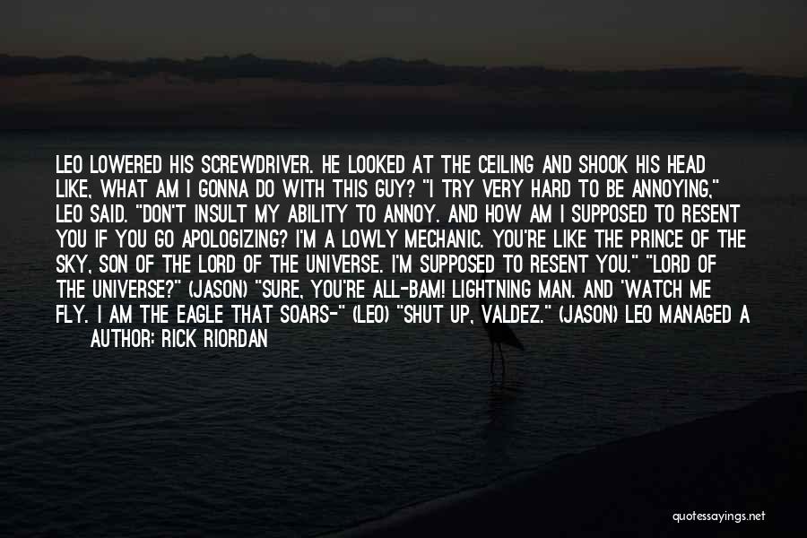 Gonna Fly Quotes By Rick Riordan