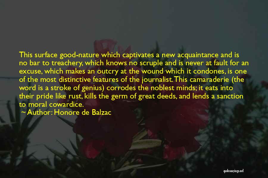 Good 2 Stroke Quotes By Honore De Balzac