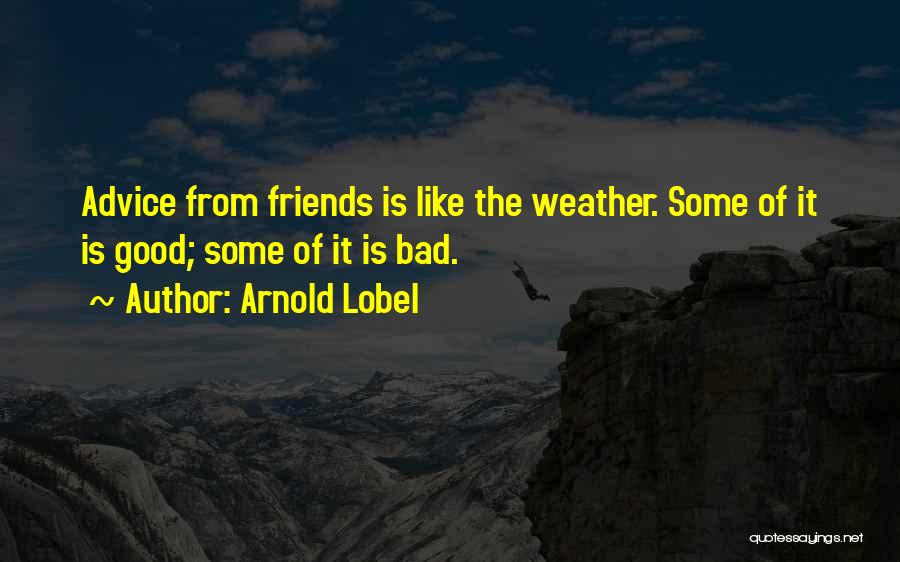 Good Advice From Friends Quotes By Arnold Lobel