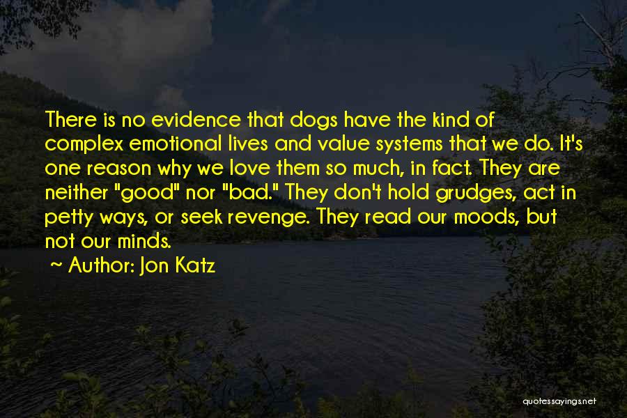 Good And Bad Love Quotes By Jon Katz