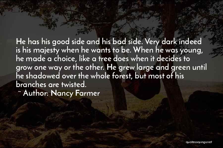 Good And Bad Side Quotes By Nancy Farmer