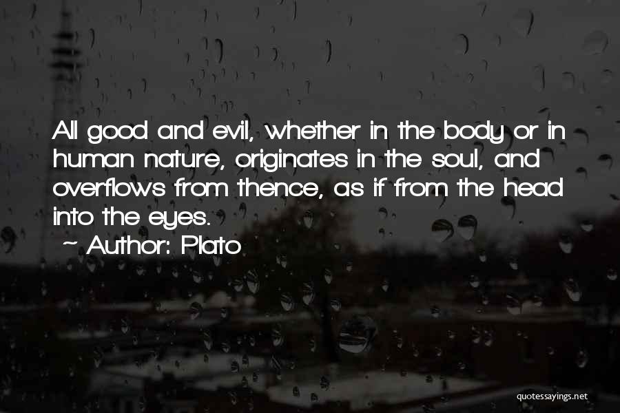 Good And Evil Human Nature Quotes By Plato