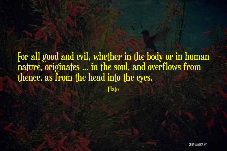 Good And Evil Human Nature Quotes By Plato