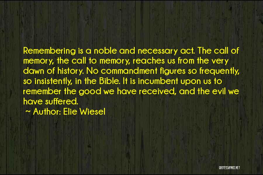 Good And Evil In The Bible Quotes By Elie Wiesel