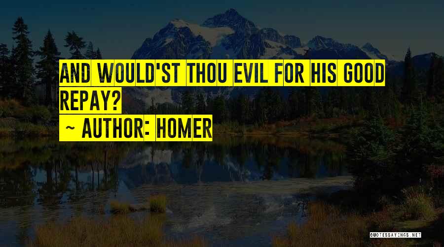 Good And Evil Quotes By Homer