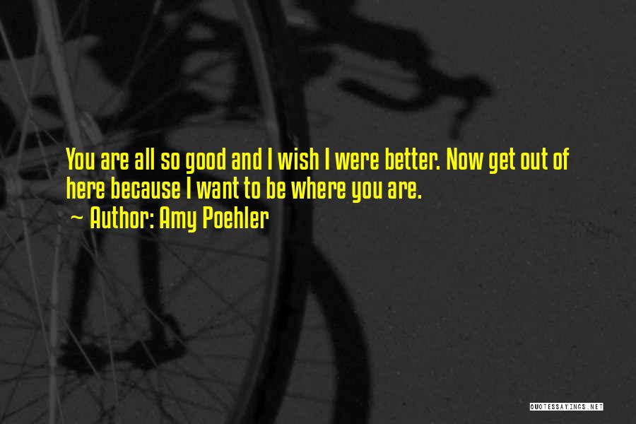 Good And Motivational Quotes By Amy Poehler