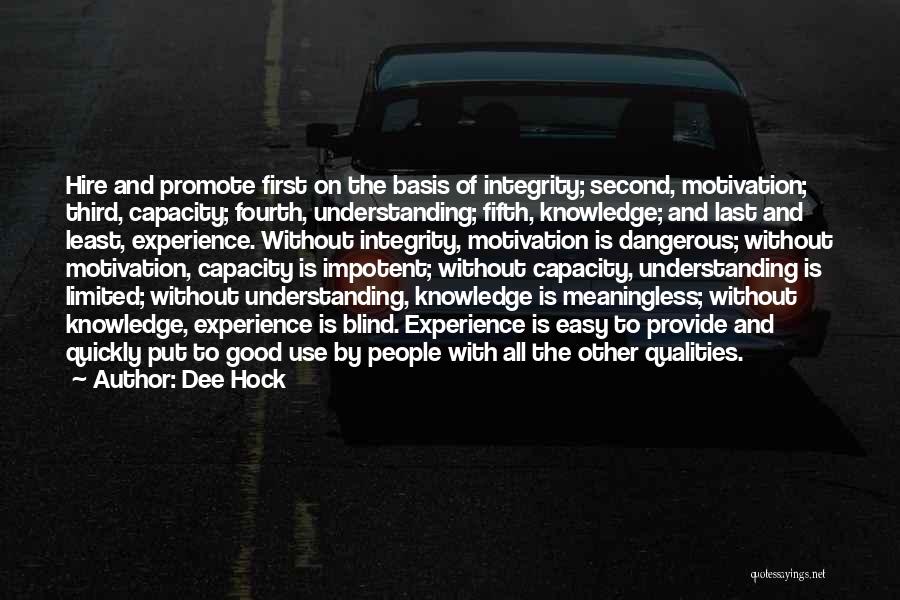 Good And Motivational Quotes By Dee Hock