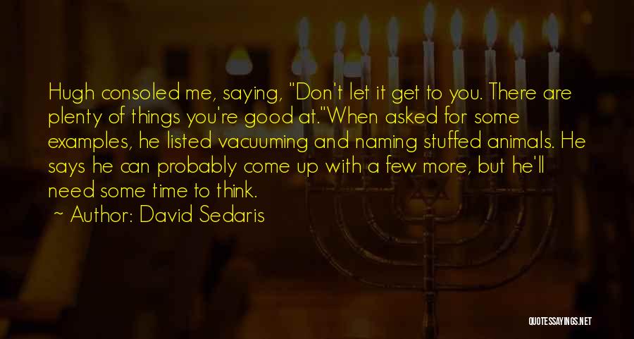 Good And Plenty Quotes By David Sedaris