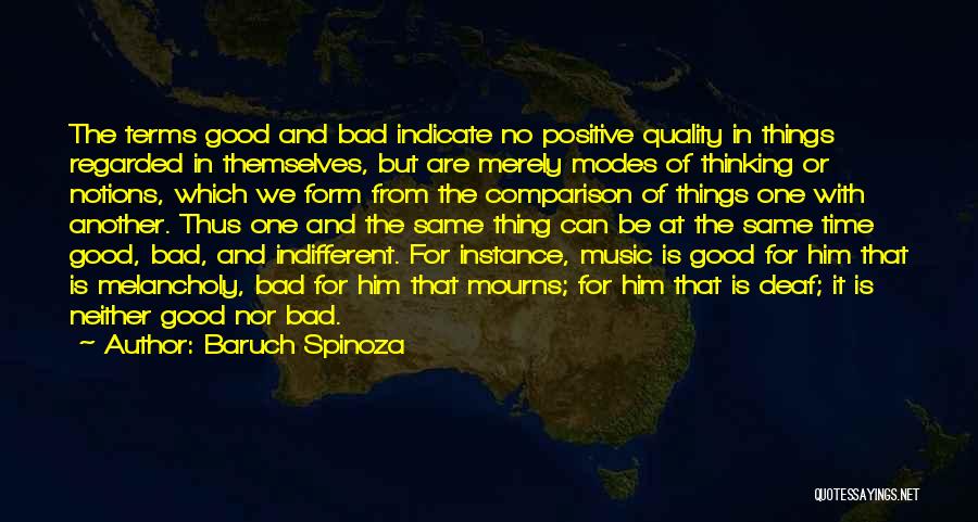 Good And Positive Quotes By Baruch Spinoza