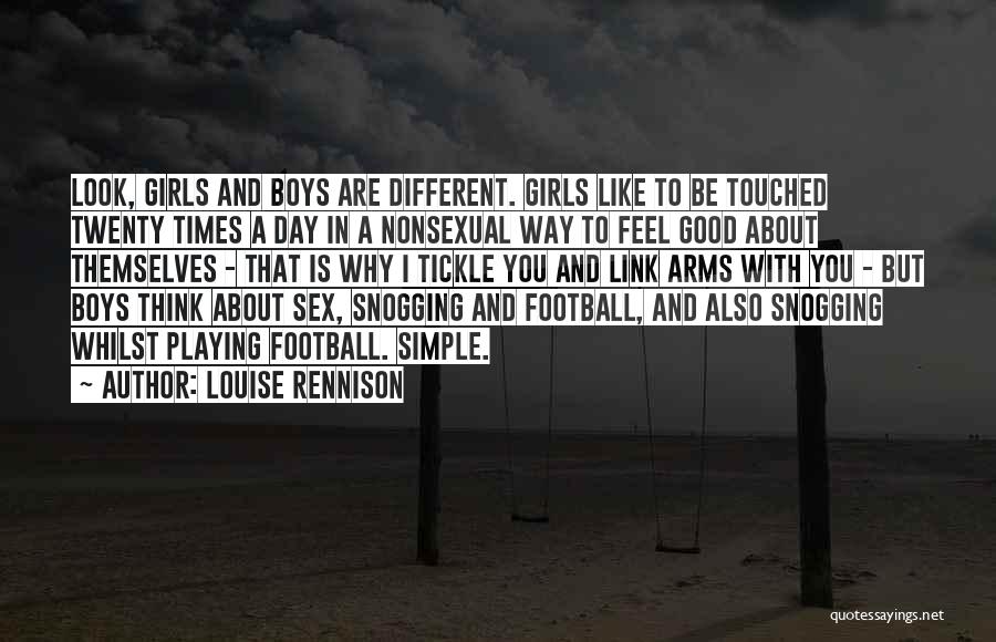 Good And Simple Quotes By Louise Rennison