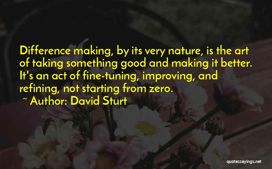 Good Art Is Quotes By David Sturt