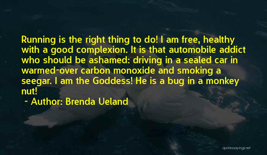 Good Automobile Quotes By Brenda Ueland