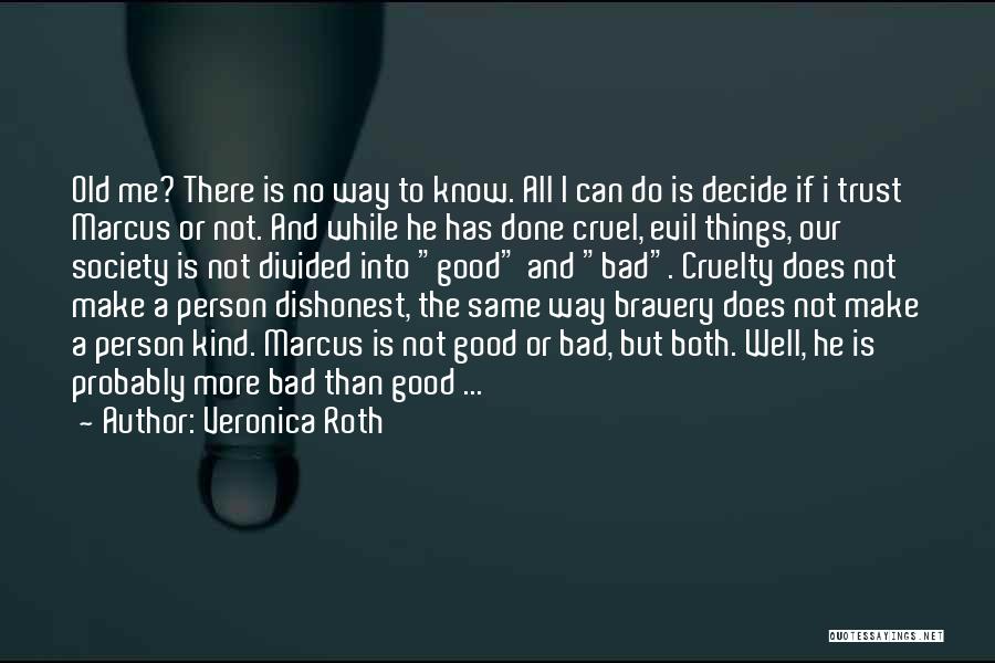 Good Bad Person Quotes By Veronica Roth