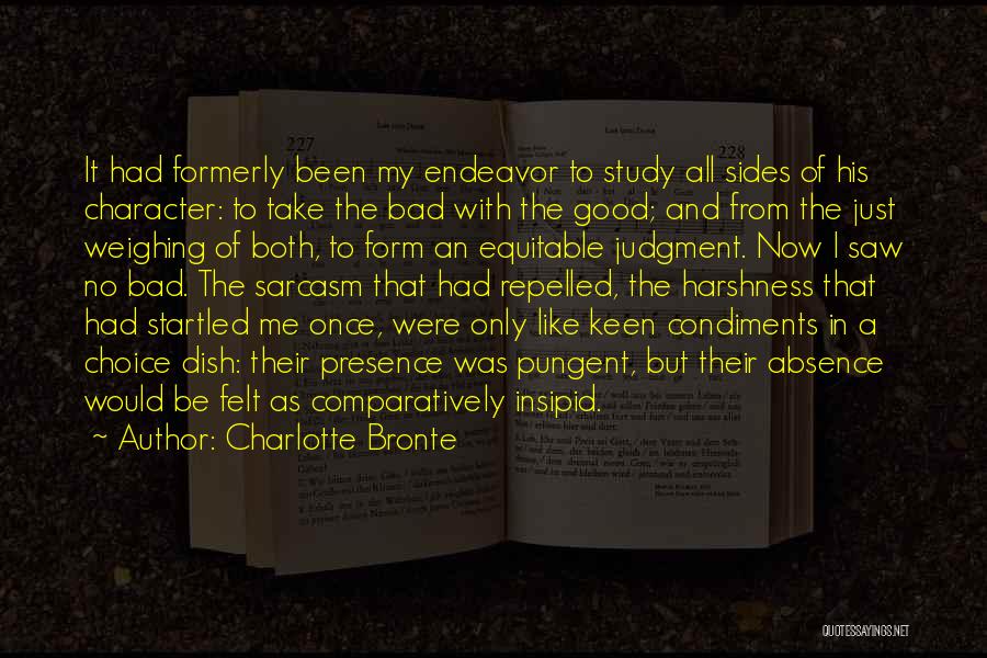 Good Bad Sides Quotes By Charlotte Bronte