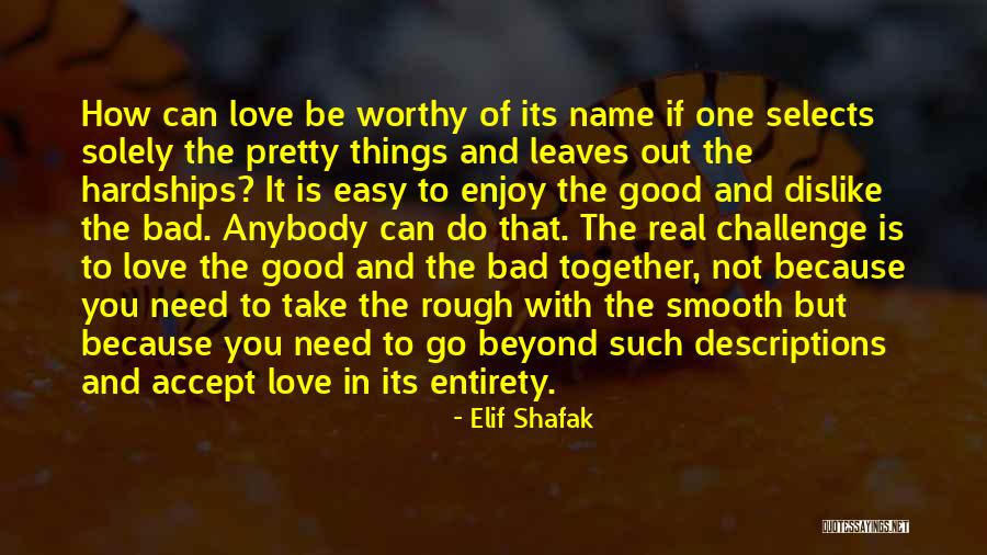 Good Bad Things Quotes By Elif Shafak