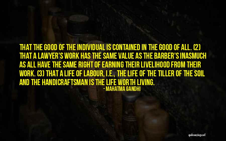 Good Barber Quotes By Mahatma Gandhi Good Barber Quotes By Mahatma Gandhi