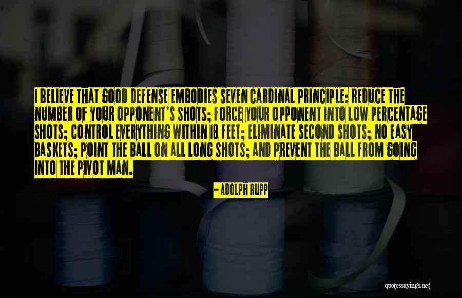 Good Basketball Defense Quotes By Adolph Rupp Good Basketball Defense Quotes By Adolph Rupp