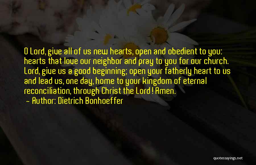 Good Beginning Of The Day Quotes By Dietrich Bonhoeffer