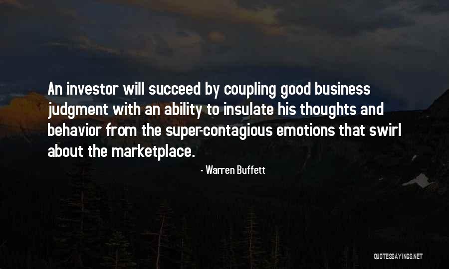 Good Behavior Quotes By Warren Buffett