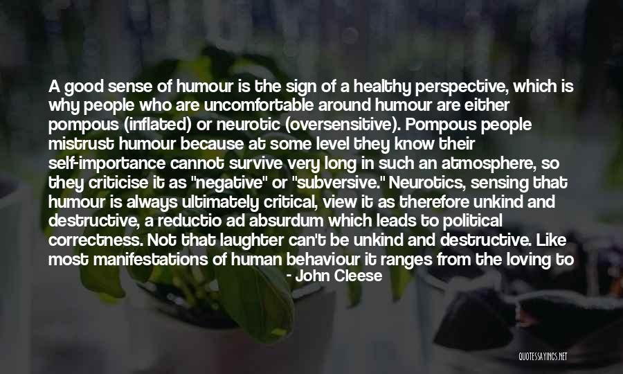 Good Behaviour Quotes By John Cleese