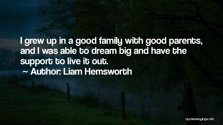 Good Big Family Quotes By Liam Hemsworth