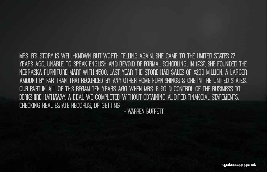 Good Birthday Quotes By Warren Buffett