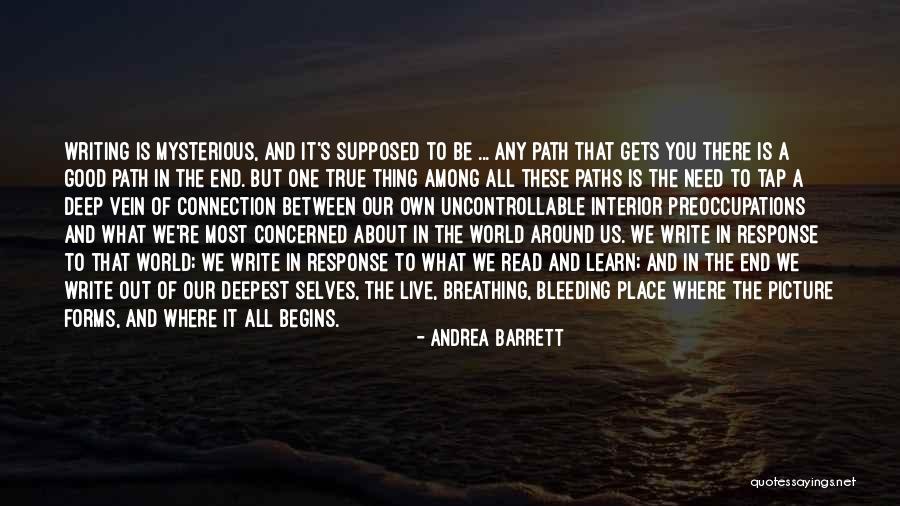 Good Breathing Quotes By Andrea Barrett Good Breathing Quotes By Andrea Barrett