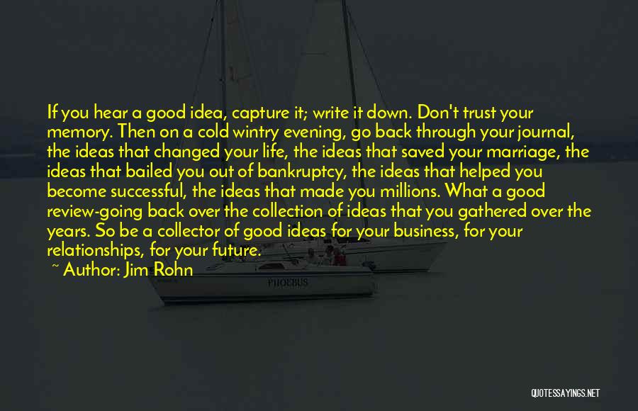 Good Business Writing Quotes By Jim Rohn