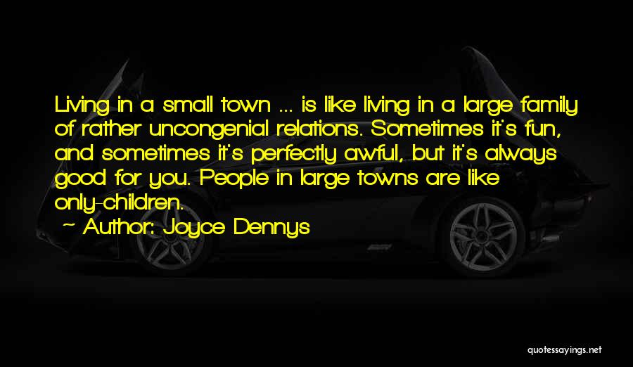 Good But Small Quotes By Joyce Dennys