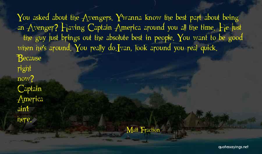 Good Captain America Quotes By Matt Fraction Good Captain America Quotes By Matt Fraction