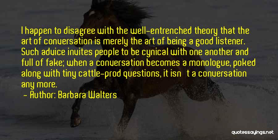 Good Cattle Quotes By Barbara Walters