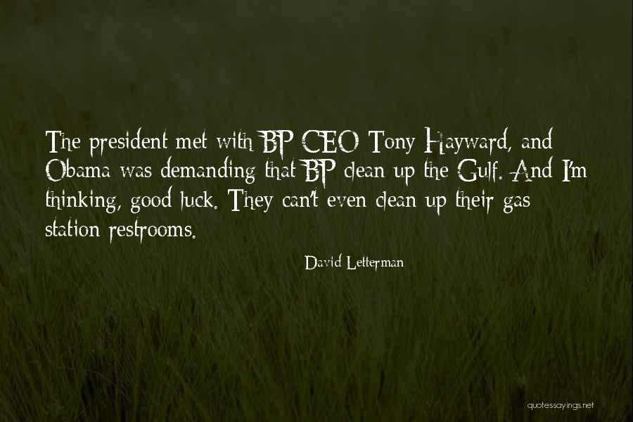 Good Ceo Quotes By David Letterman Good Ceo Quotes By David Letterman