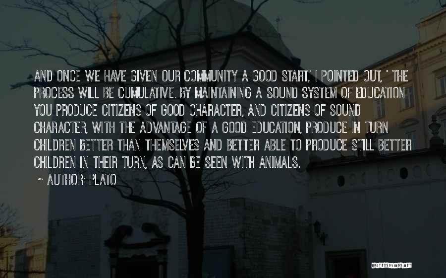 Good Character Education Quotes By Plato