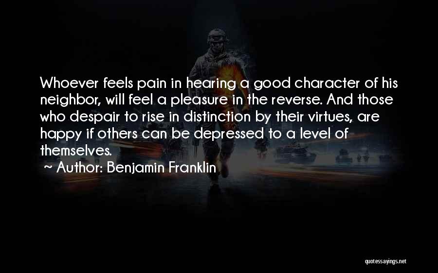 Good Character Quotes By Benjamin Franklin