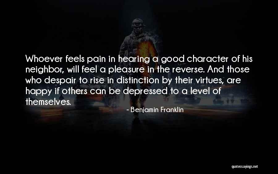 Good Character Quotes By Benjamin Franklin