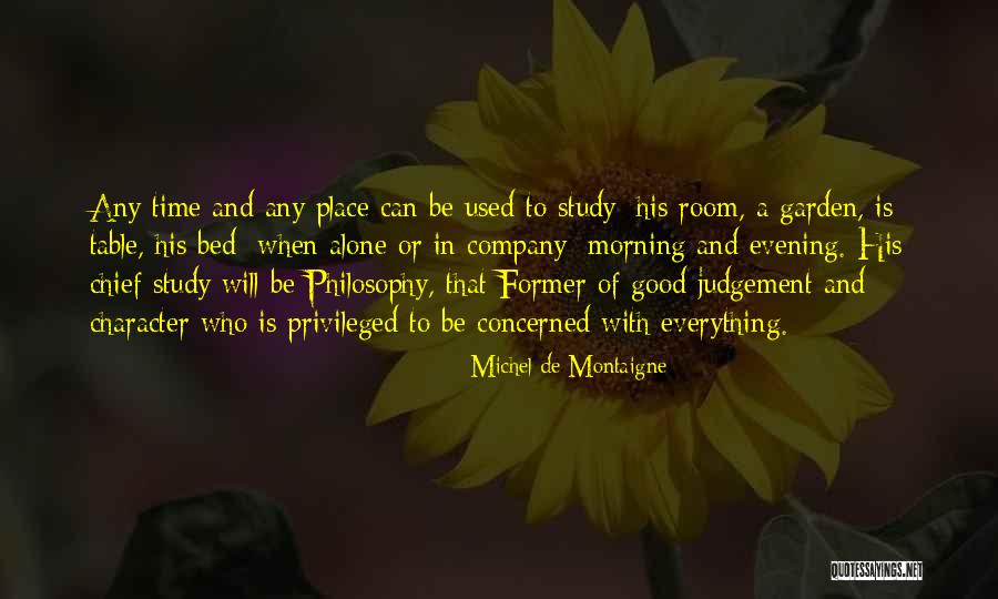 Good Character Quotes By Michel De Montaigne