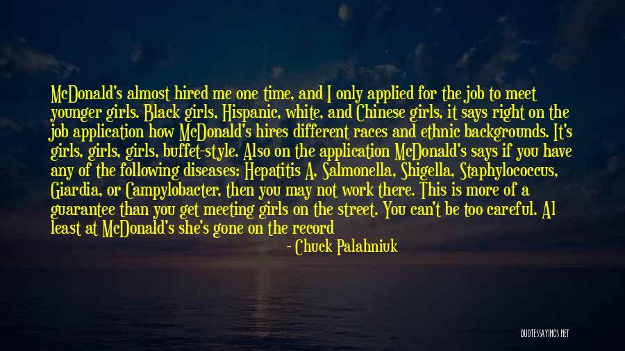 Good Chinese Quotes By Chuck Palahniuk