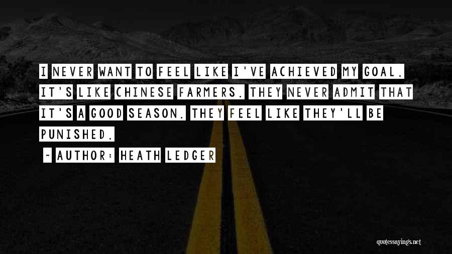 Good Chinese Quotes By Heath Ledger