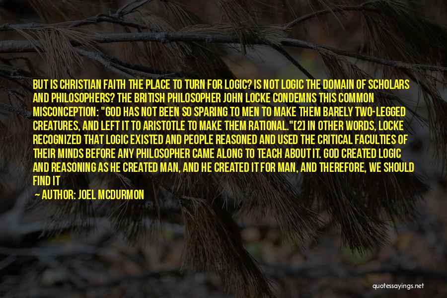 Good Christian Man Quotes By Joel McDurmon