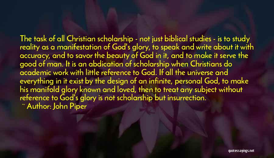 Good Christian Man Quotes By John Piper