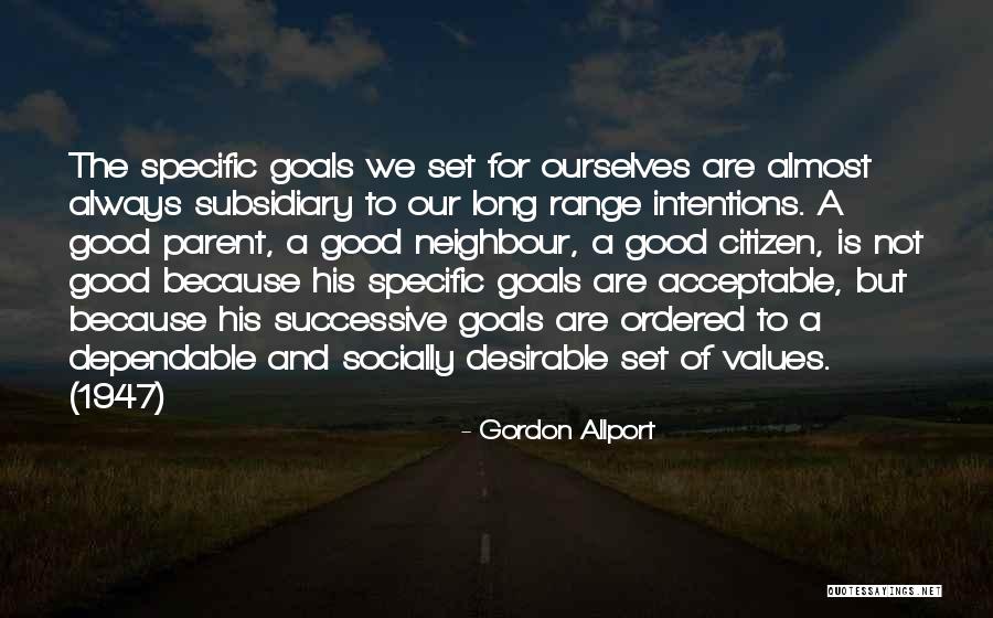 Good Citizen Quotes By Gordon Allport