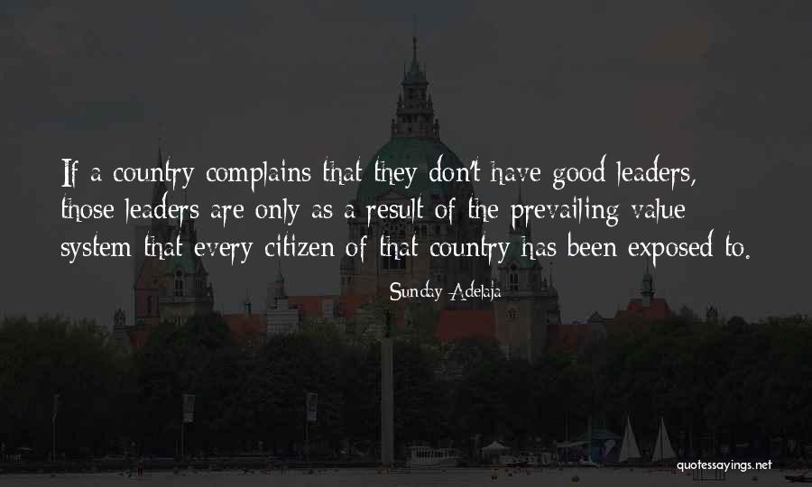 Good Citizen Quotes By Sunday Adelaja