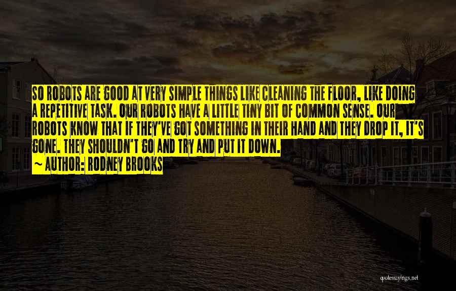 Good Cleaning Quotes By Rodney Brooks