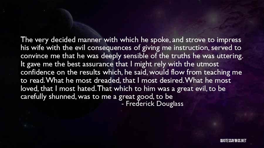 Good Confidence Quotes By Frederick Douglass Good Confidence Quotes By Frederick Douglass