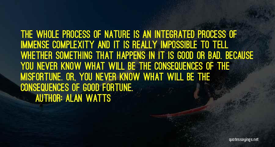 Good Consequences Quotes By Alan Watts